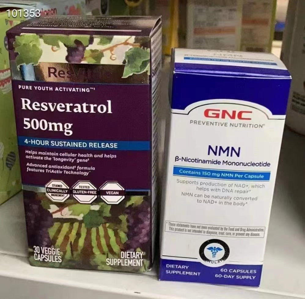 美國GNC NMN 逆齡高純 150mg 60粒 (每瓶總計 9000mg NMN)(EXP:2025)