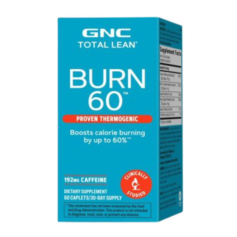 GNC - TOTAL LEAN Perfect Slimming Series Fat Burning BURN 60 Tablets