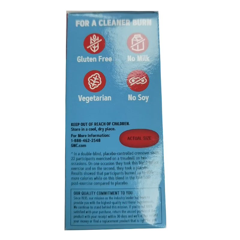 GNC - TOTAL LEAN Perfect Slimming Series Fat Burning BURN 60 Tablets