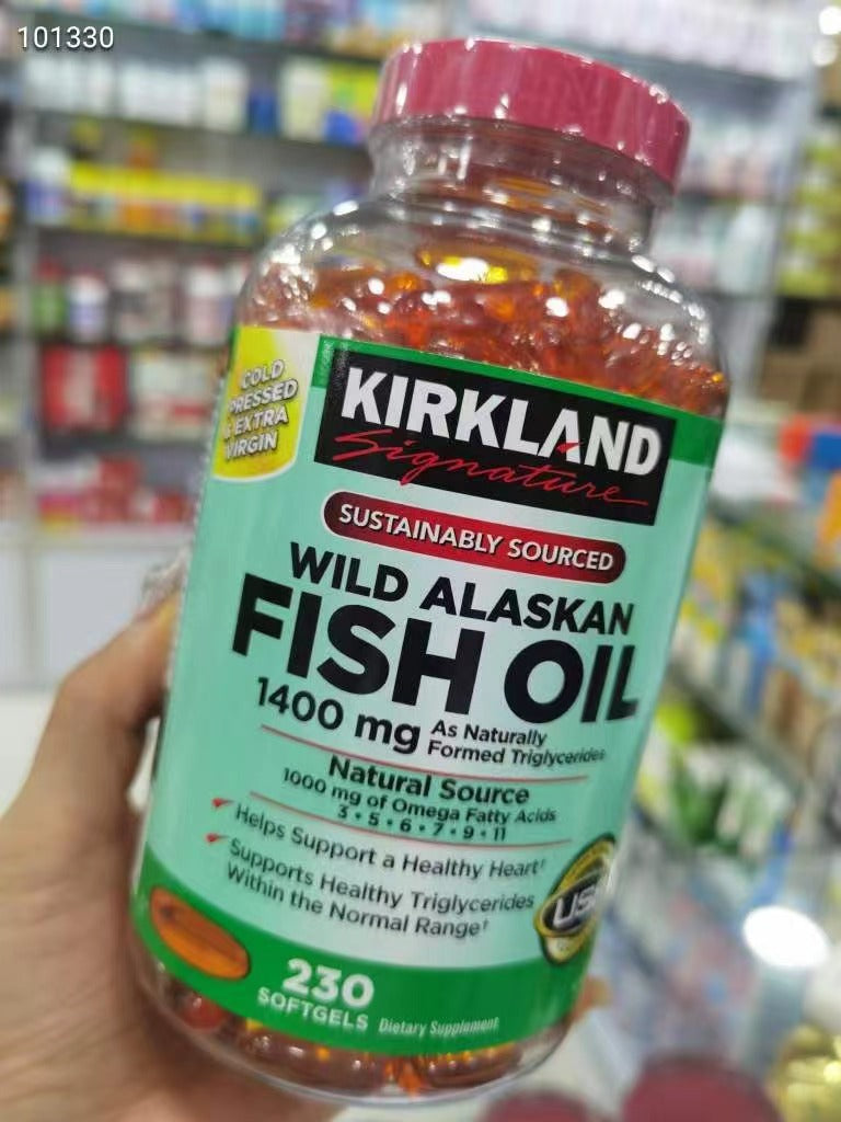 美國Kirkland 阿拉斯加深海魚油1400毫克+奧米加1000毫克 3,5,6,7,9,11,230粒膠囊【2天送達】