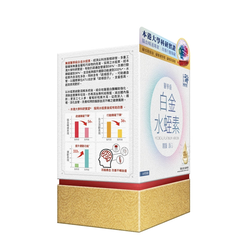 Noto樂道醫學級白金水蛭素 60粒 【2日送達】