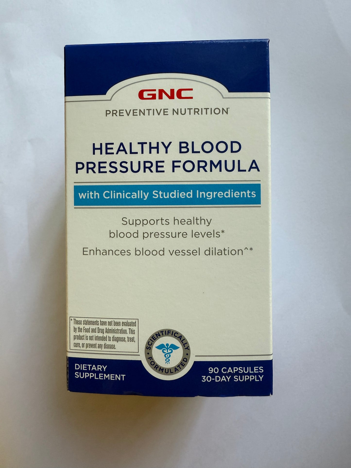 GNC – 專業血壓健康配方 90粒 EXP: 09/2027 【2日送達】