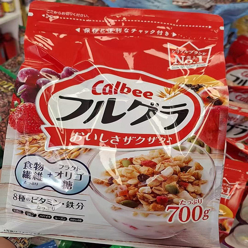 卡樂B - Calbee粒粒水果穀物 營養早餐麥片麥皮700g