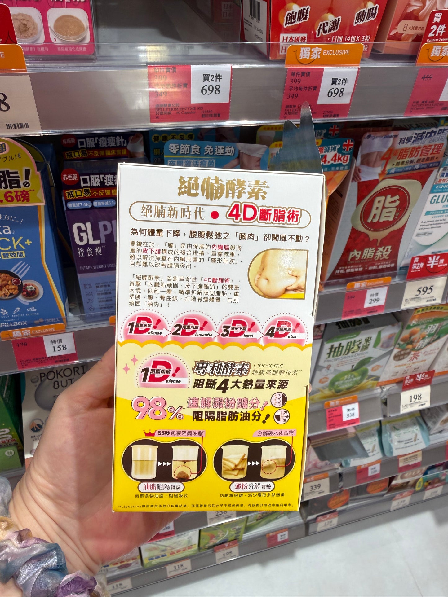 Fat Extinction絕脂神絕腩酵素 60粒 溶腩消脂、去水腫、促代謝、清宿便、緊腰圍，幫助改善易胖體質 EXP：12/2028 【2日送達】