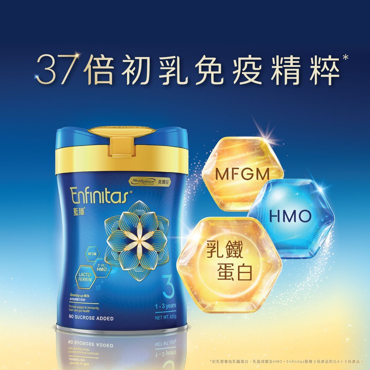 美贊臣 - [官方正貨] 美贊臣 Enfinitas 藍臻3號配方奶粉 (嬰兒奶粉) (1-3歲適用)【2日送達】