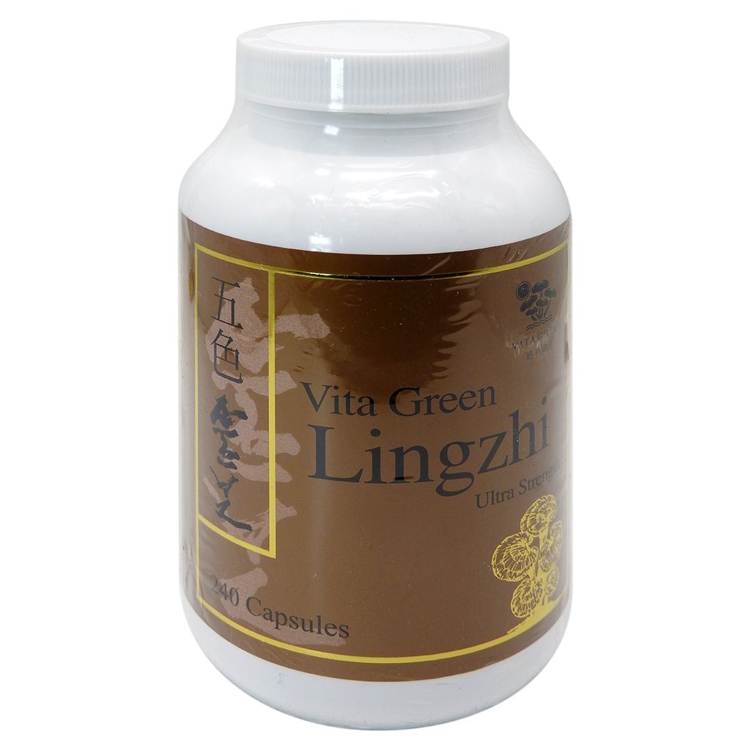 VitaGreen 維特健靈 五色靈芝 (特強配方) 240粒 (環保裝) EXP:8/2029 【2日送達】