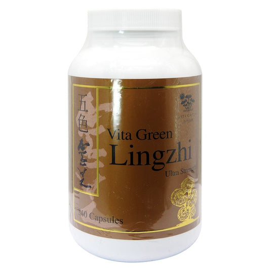 VitaGreen 維特健靈 五色靈芝 (特強配方) 240粒 (環保裝) EXP:8/2029 【2日送達】