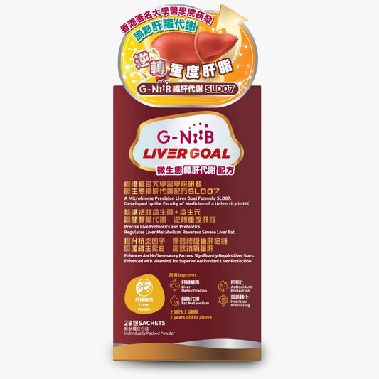 G-NiiB微生態纖肝代謝配方SLD07 28包