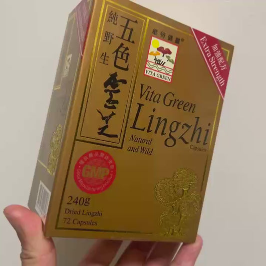 維特健靈 - 純野生五色靈芝 72粒裝 EXP:2028 【2日送達】