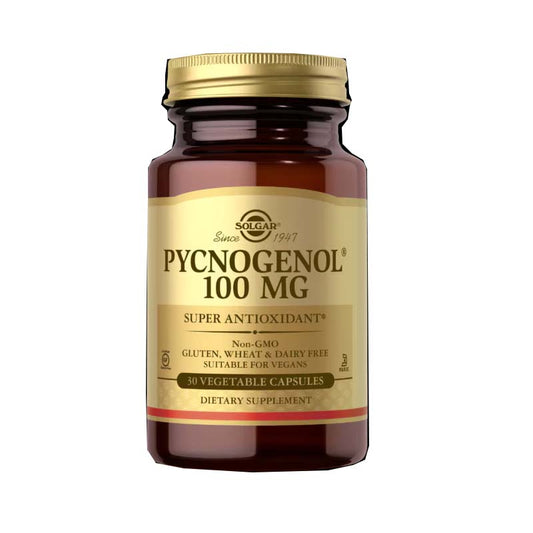 美國Solgar pycnogenol 100毫克 碧羅芷 30粒膠囊 EXP：2028 【2日送達】