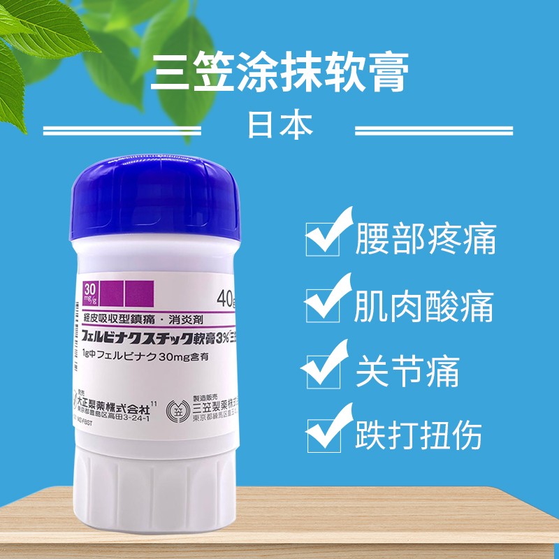 日本三笠製藥消炎鎮痛軟膏40g 【2日送達】