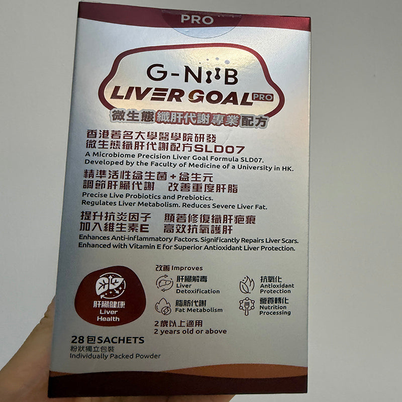 G-NiiB 微生態織肝代謝專業配方PRO 28包【專業版】EXP:10/2027