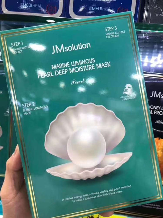 韩国JM肌司研白珍珠面膜10片