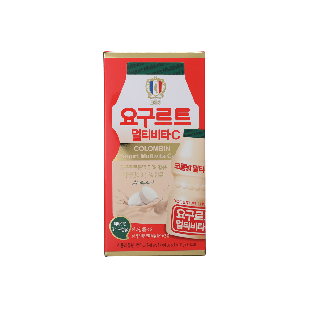 韩国酸奶综合维生素C片(优酪乳) 500G (**保质最佳日期为12/2020**)